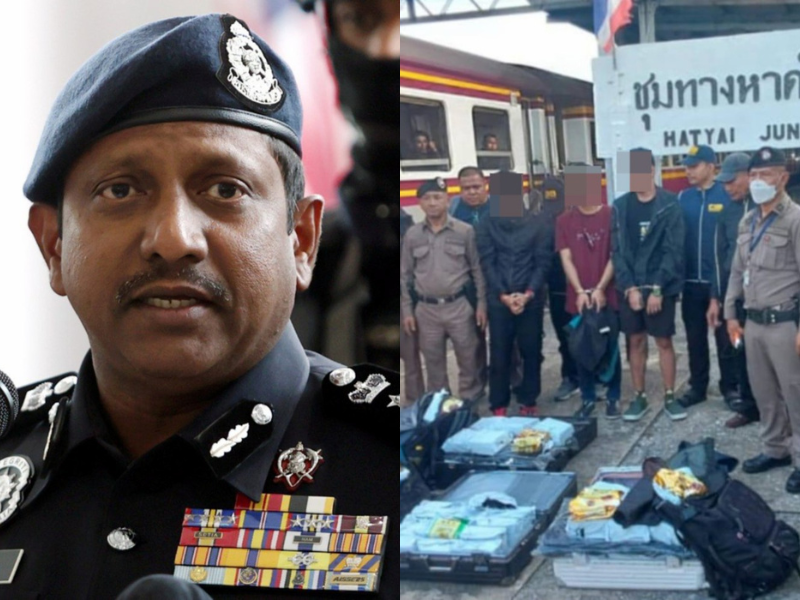 PDRM confirms 3 S'wak men arrested in Thailand over RM4.3 million drug haul