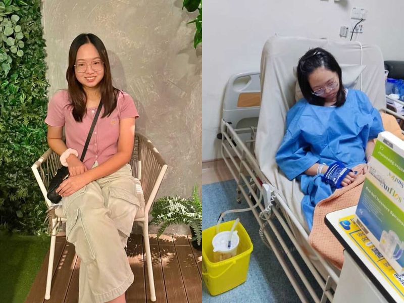 “I don’t want to lose her too”: M’sian dad pleads for help as 23yo daughter battles cancer after wife’s death