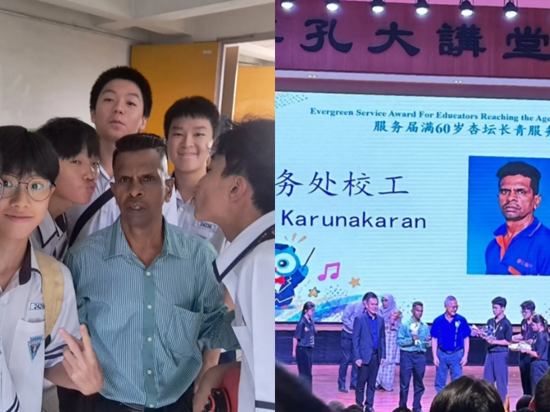 Uncle Karu gets thunderous cheers as Confucian honours him for 60 years of service