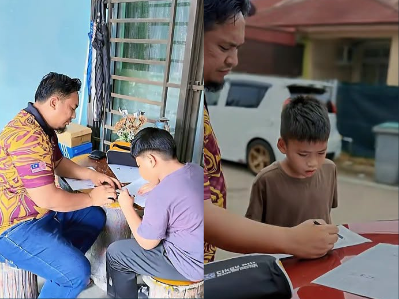 M'sian teacher travels from Melaka to Johor to teach students individually at home during school closures
